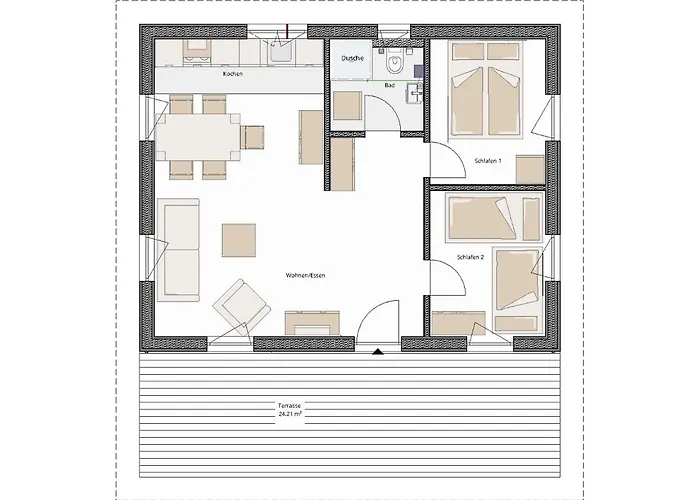 Safarilodge Am Baerwalder Holiday home Uhyst